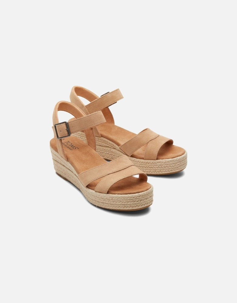 Audrey 100% Cow Women's Honey Wedges