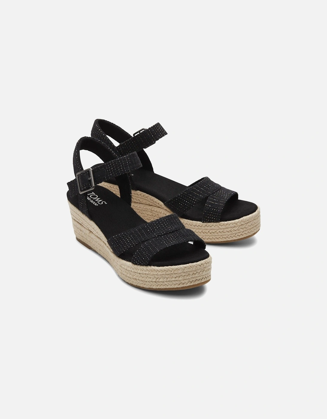 model Audrey Espadrille Female in Black, 5 of 4