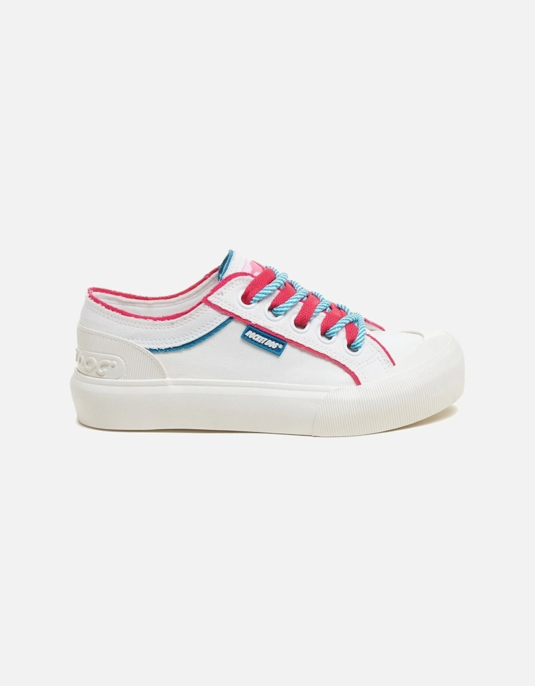 Jazzin Plus Eighties 12A Cotton Women's White Trainers