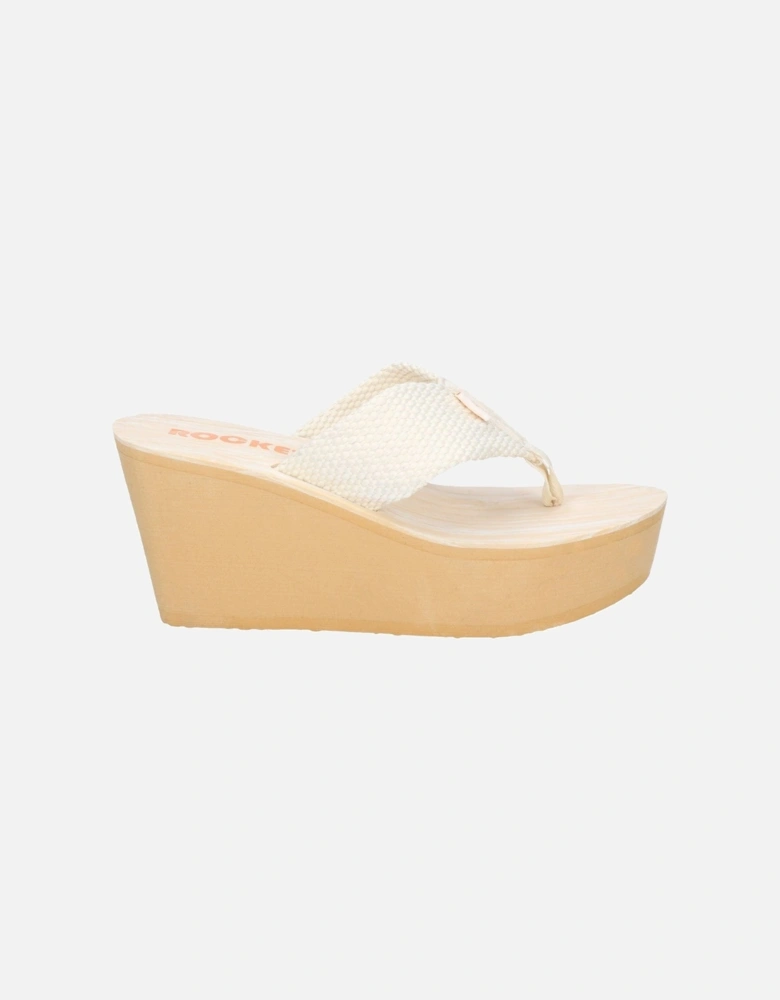 Diver Nylon Women's Cream Wedges