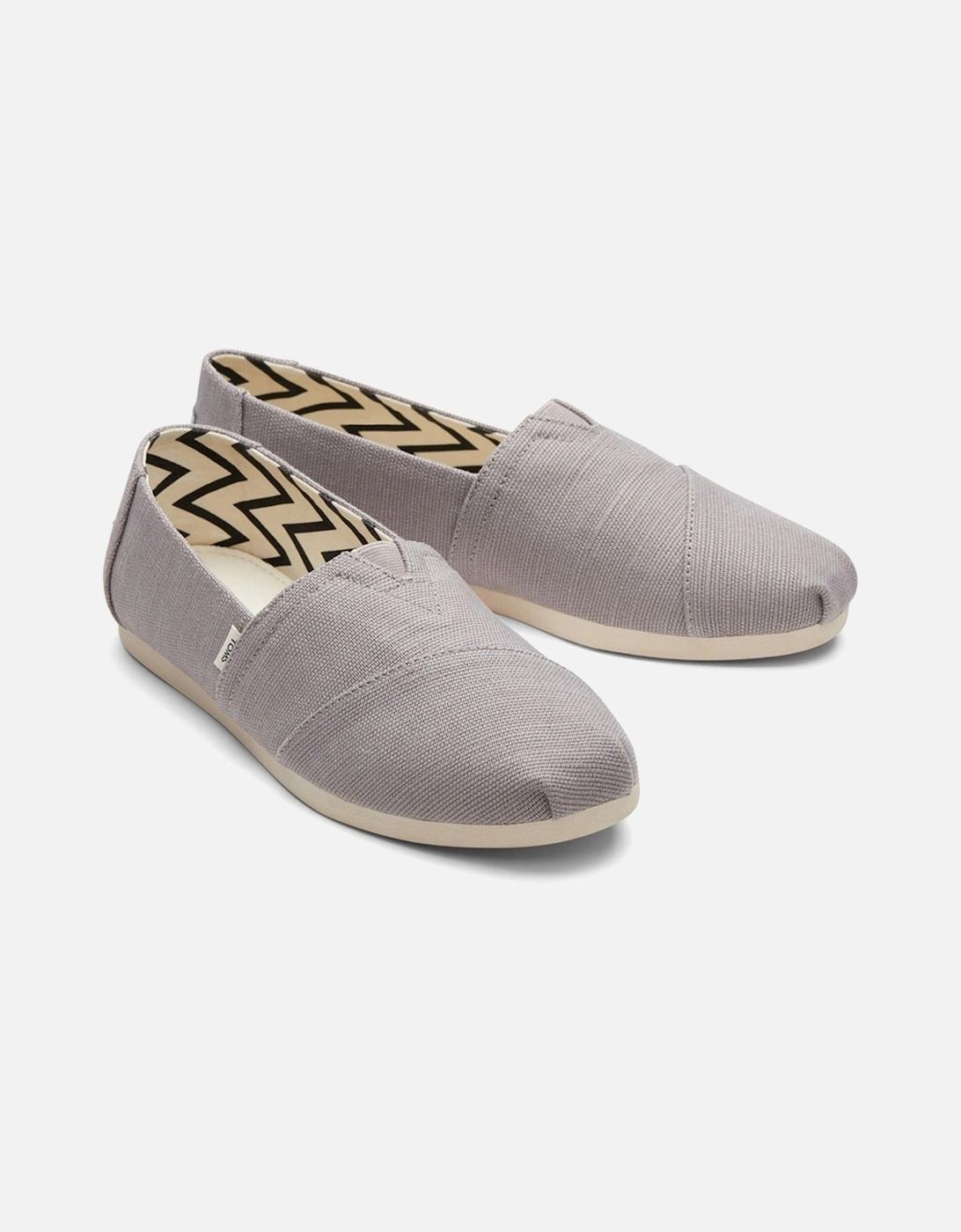 Women's TOMS Alpargata Jute Women's Morning Dove Espadrilles - Grey - Size: 6