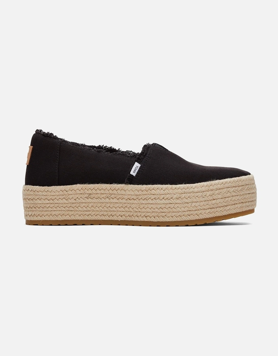 Valencia 100% Cotton Women's Black Espadrilles