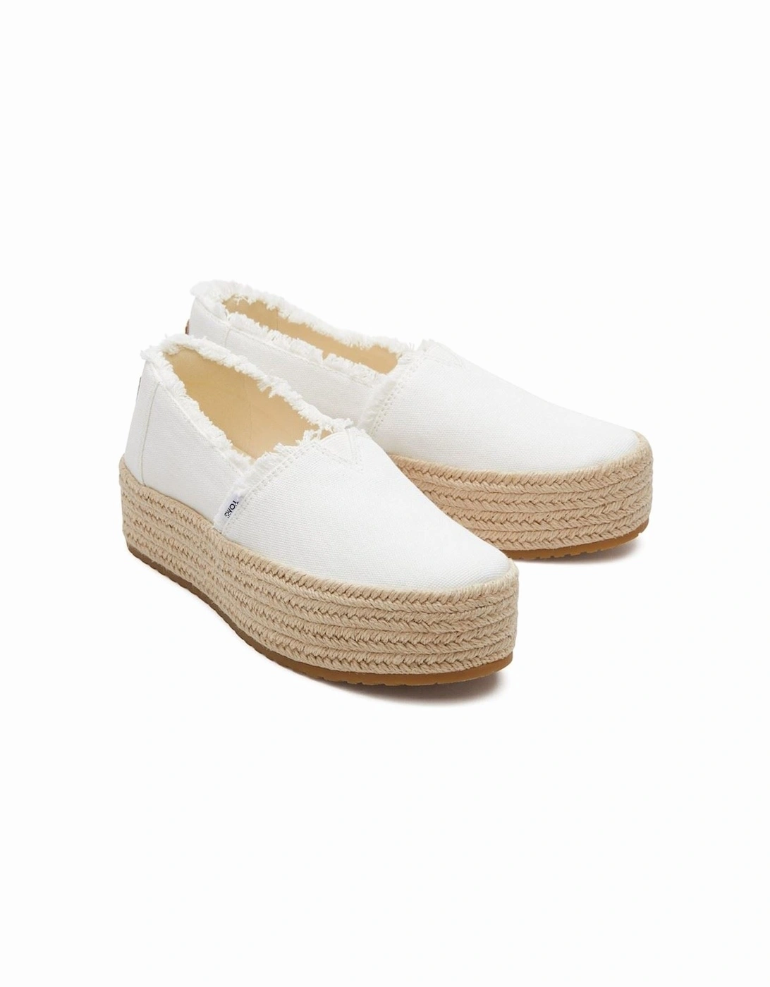 Women's TOMS Women's Valencia Espadrille in White - Size: 6
