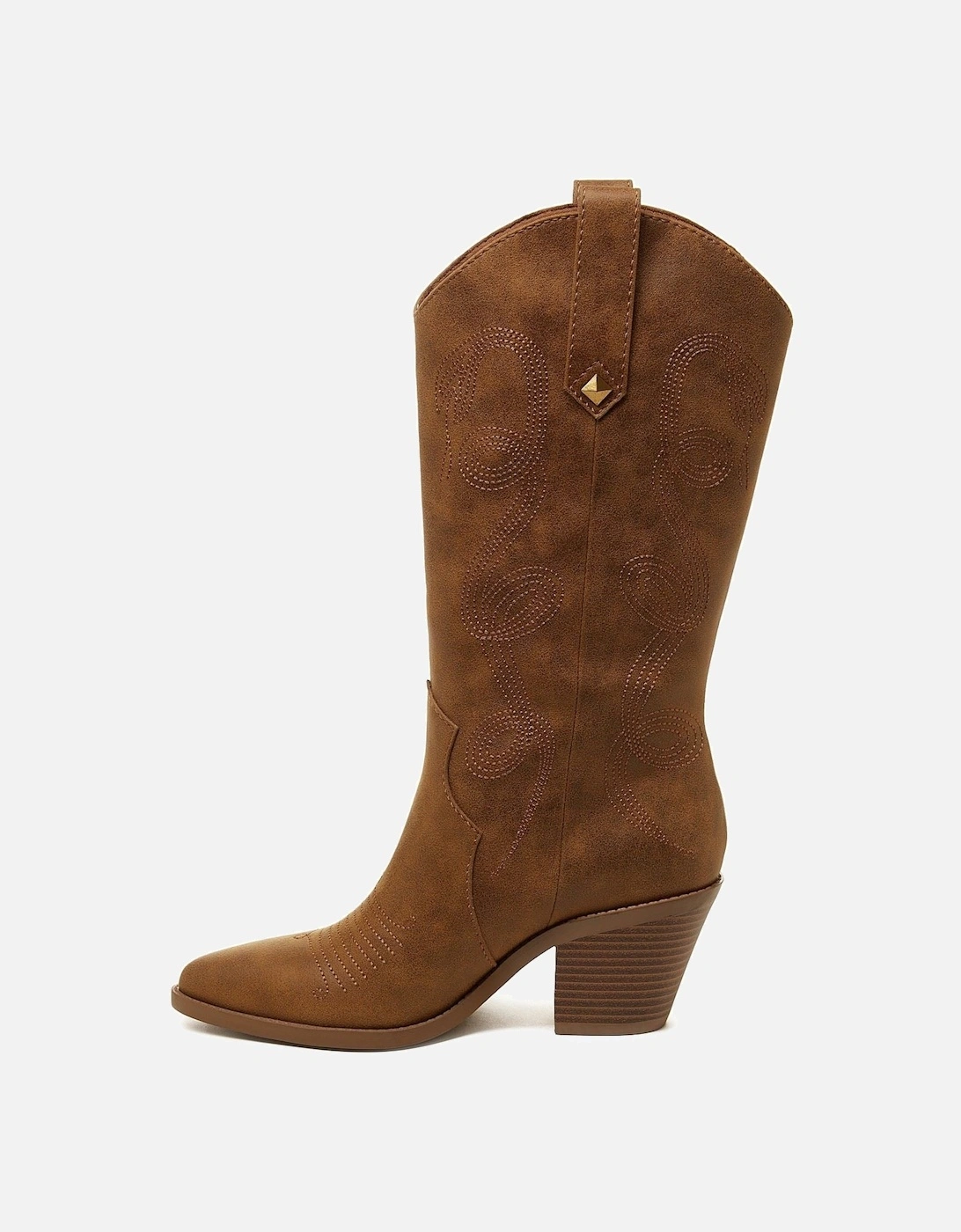 Feria Polyurethane Women's Walnut Boots