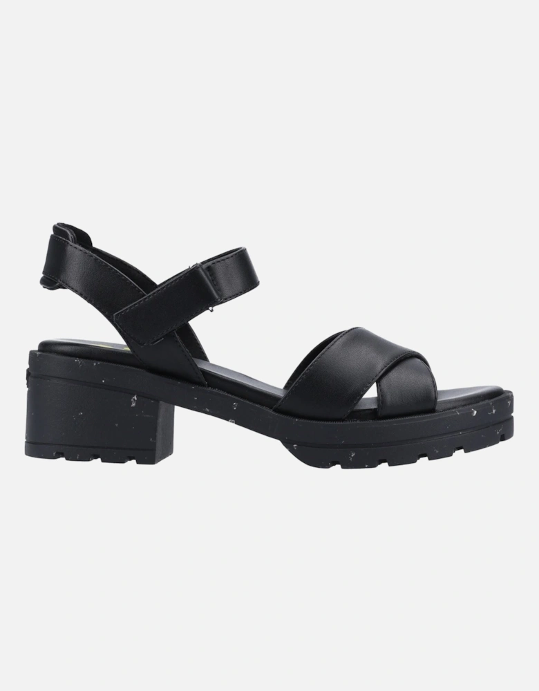 Luca Polyurethane Women's Black Heels