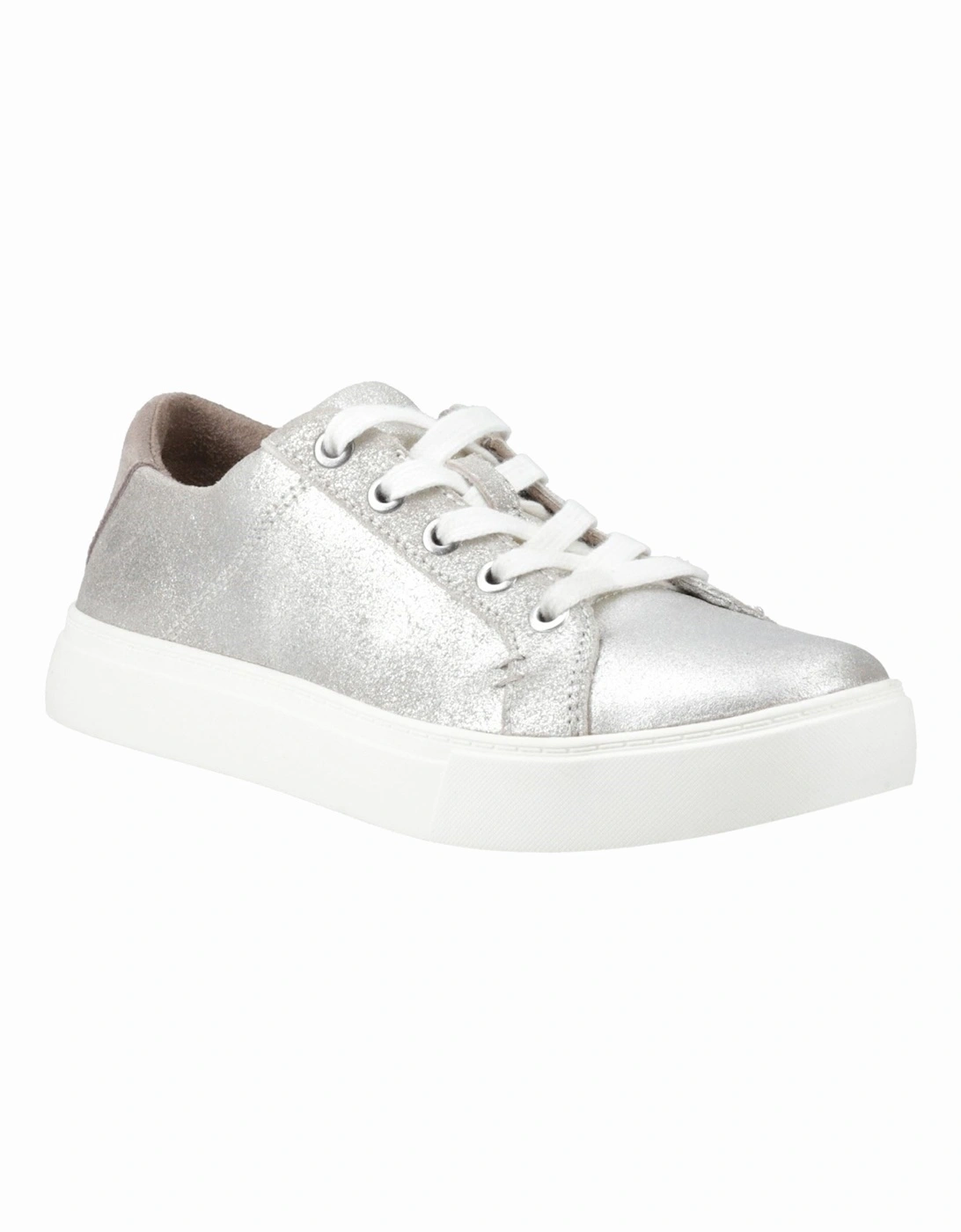 TOMS Women's TOMS Kameron Leather Women's Silver Trainers