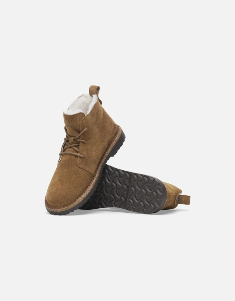 Uppsala Chukka Shearling Suede Leather - Dark Tea