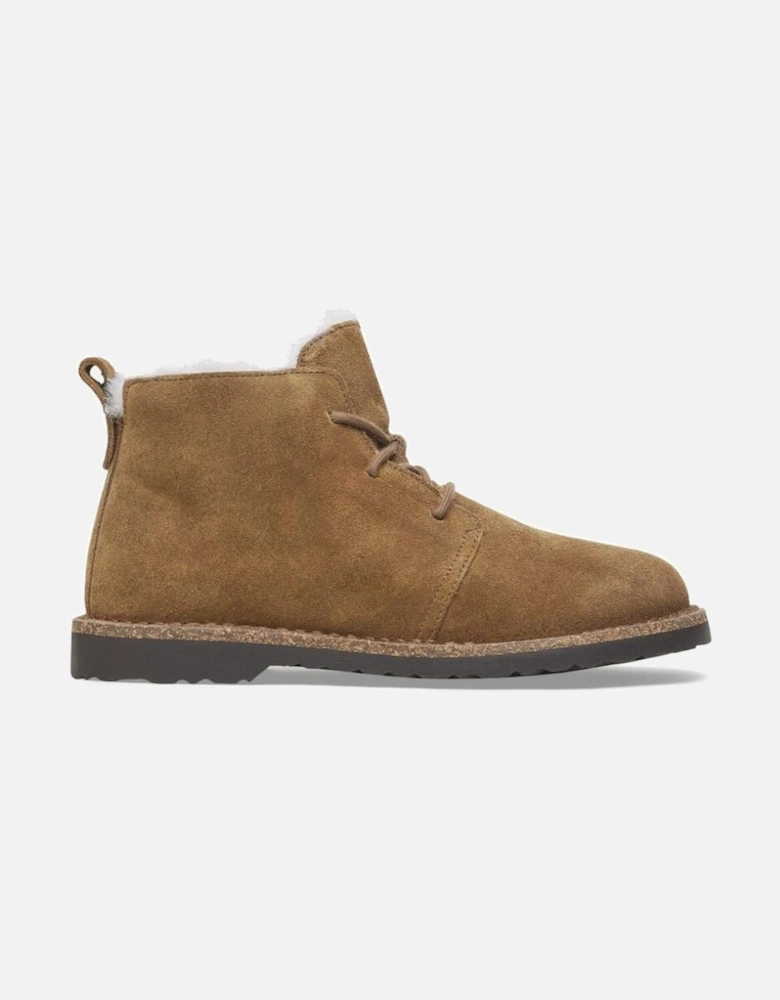 Uppsala Chukka Shearling Suede Leather - Dark Tea