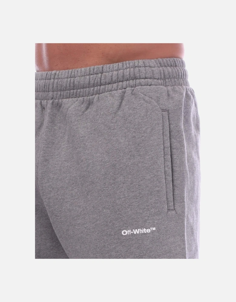 Wave Outline Diagonal Slim Sweatpants