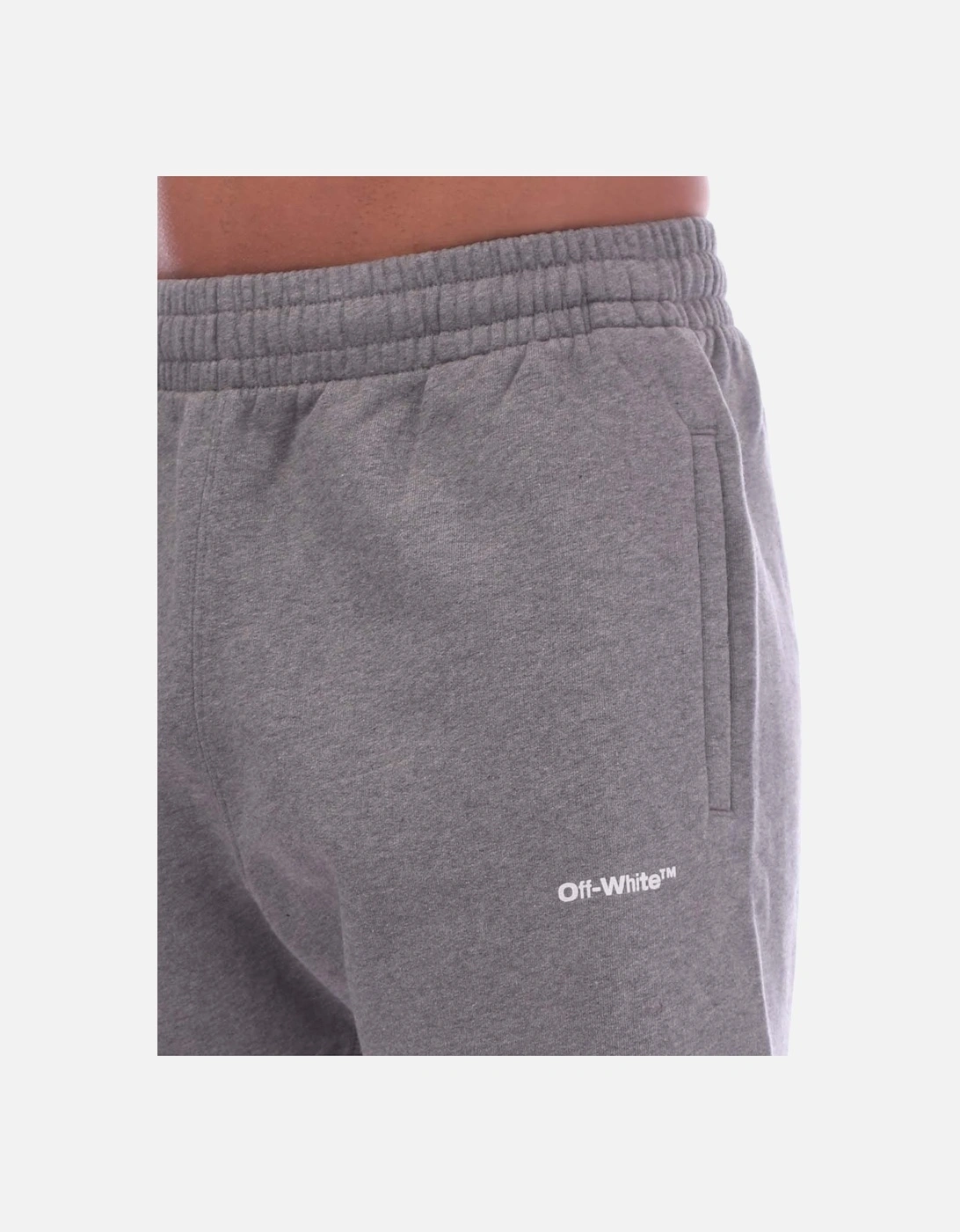 Wave Outline Diagonal Sweat Shorts