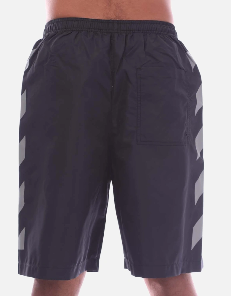 Diagonal Surfer Swim Shorts