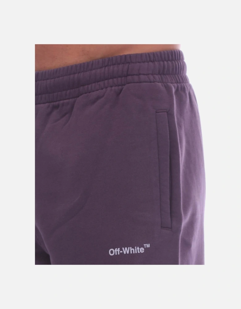 Diagonal Outline Sweat Shorts