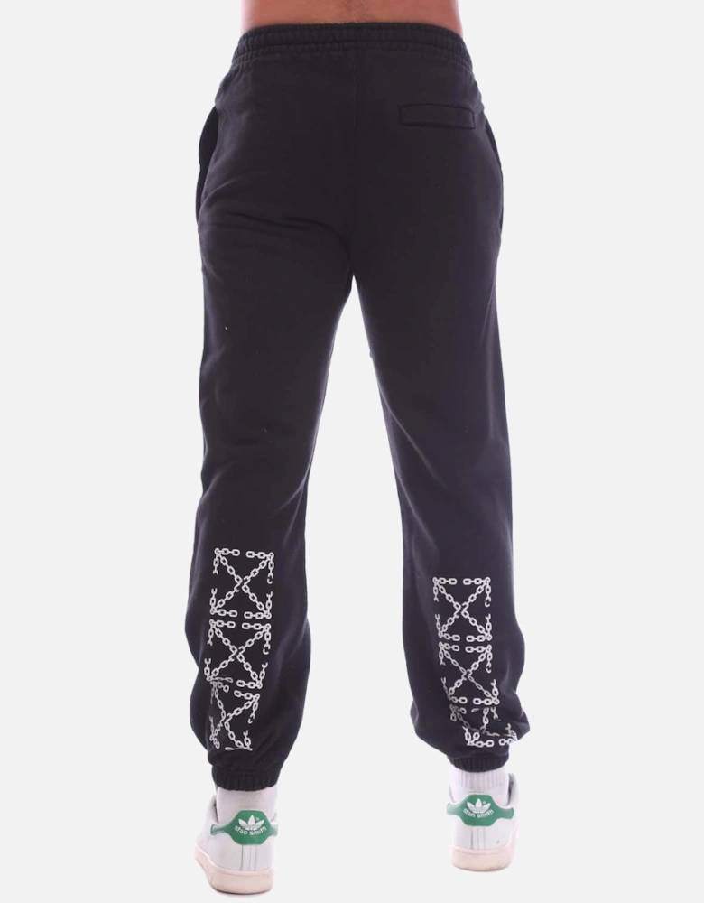 Chain Arrow Shorten Sweatpants