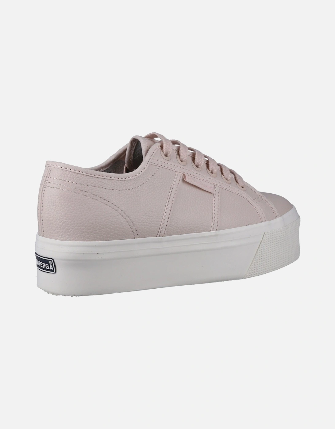 model 2790 Tumbled Leather Trainer Female in Pink Almond