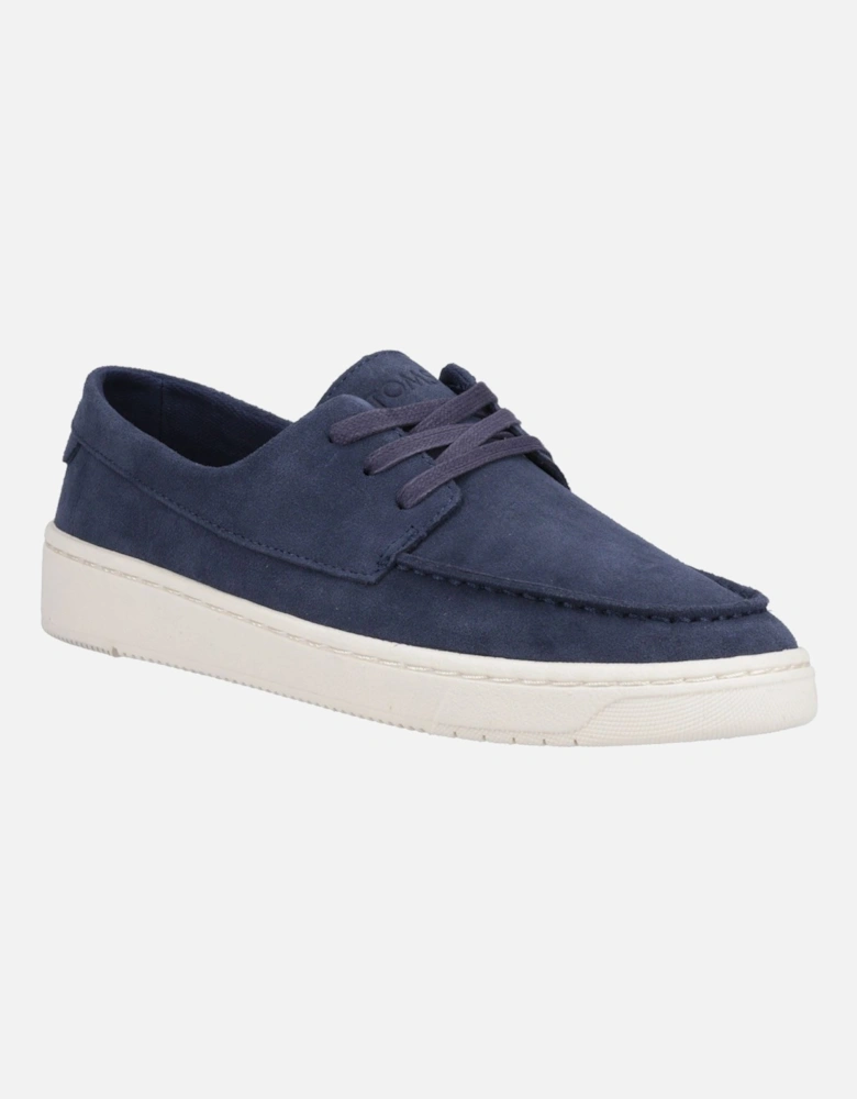 TRVL Lite London 100% Cow Men's Navy Lace-Up Shoes