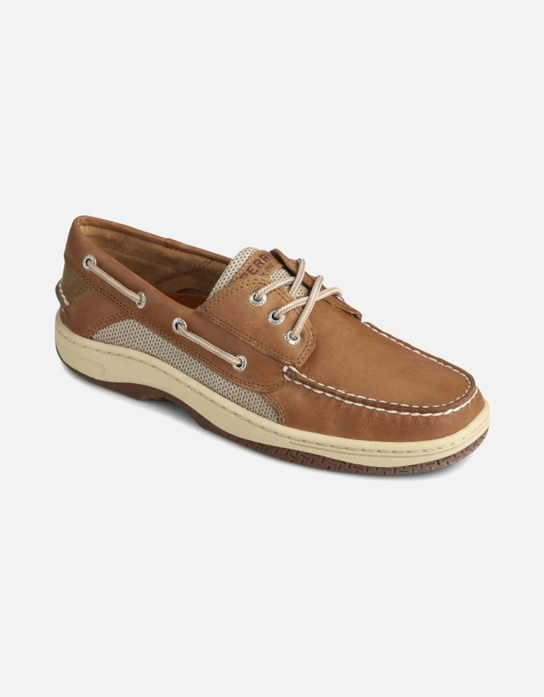 Sperry Billfish 3-Eye Leather Men's Dark Tan Boat Shoes