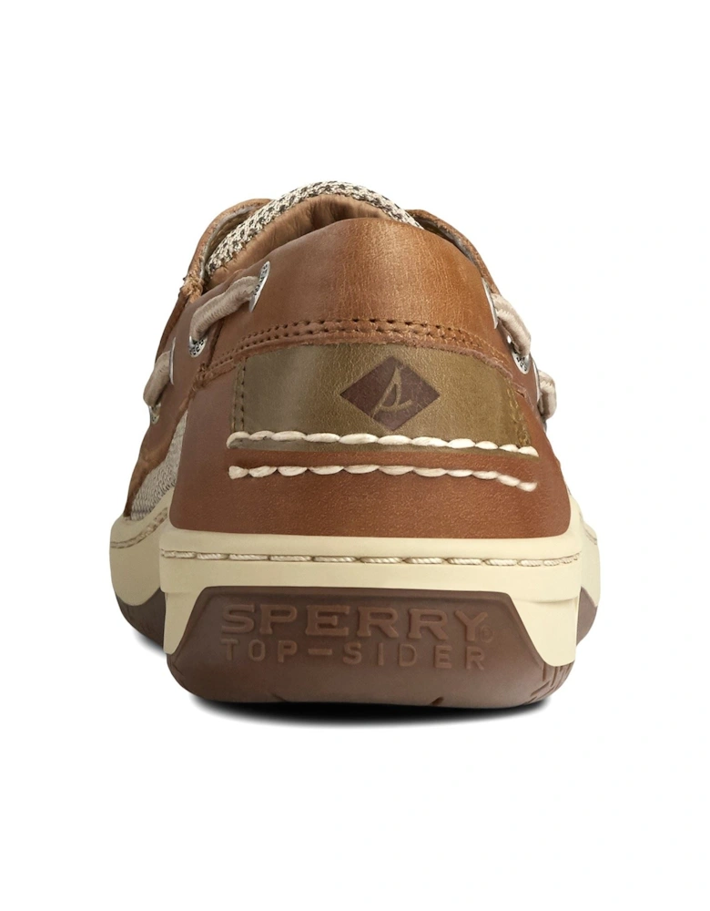 Sperry Billfish 3-Eye Leather Men's Dark Tan Boat Shoes