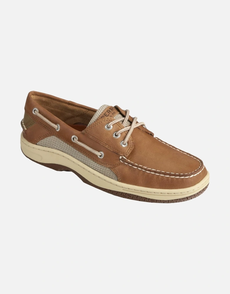 Sperry Billfish 3-Eye Leather Men's Dark Tan Boat Shoes