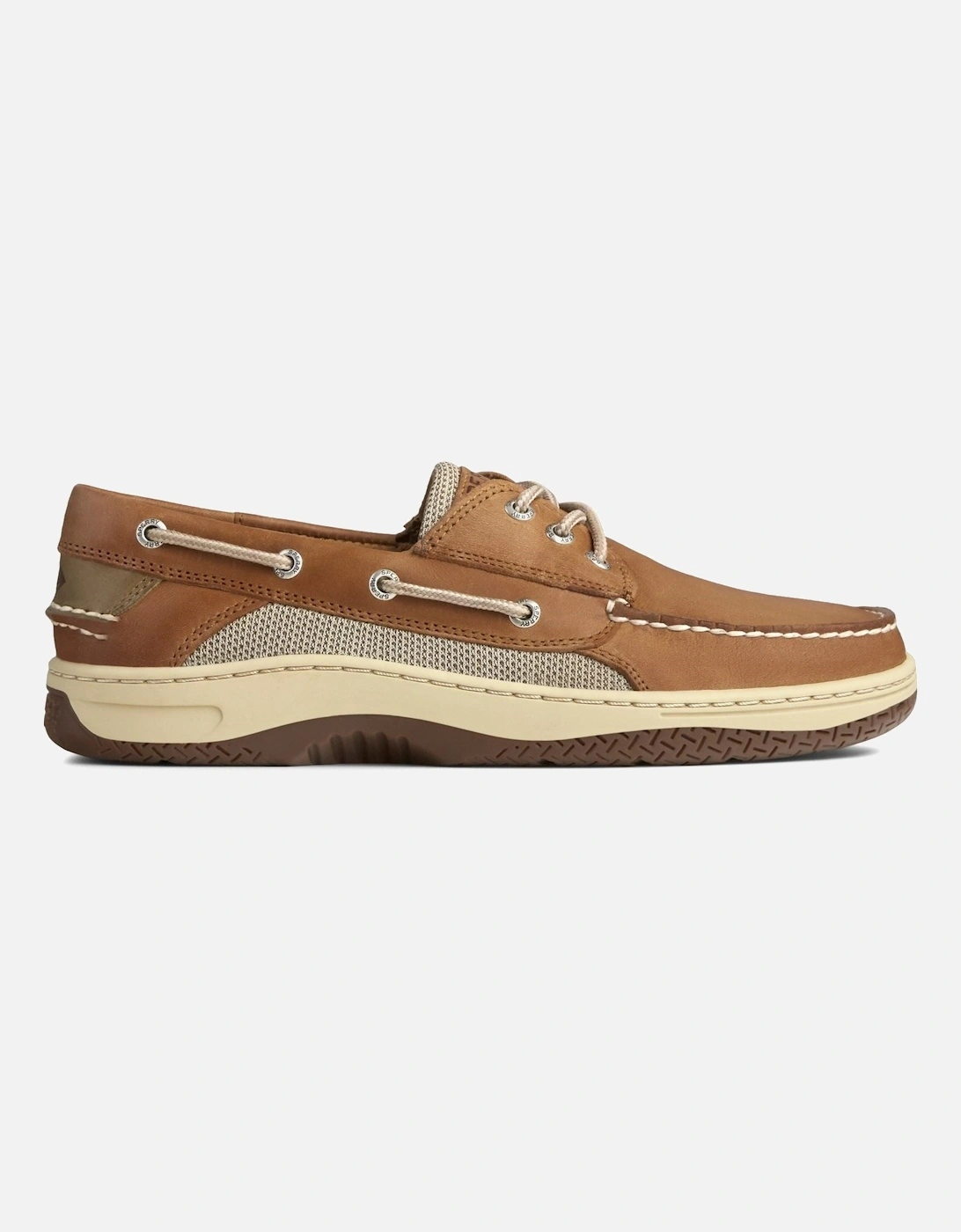 Sperry Billfish 3-Eye Leather Men's Dark Tan Boat Shoes