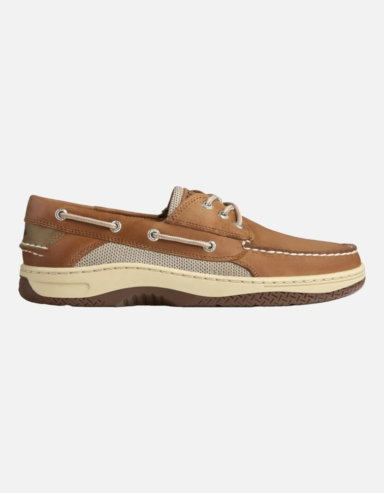 Sperry Billfish 3-Eye Leather Men's Dark Tan Boat Shoes