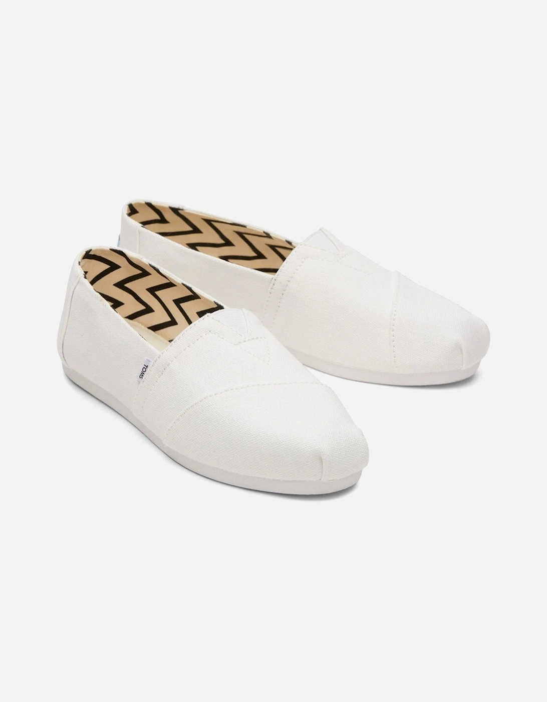 Women's TOMS Women's Alpargata Shoes in White - Size: 7