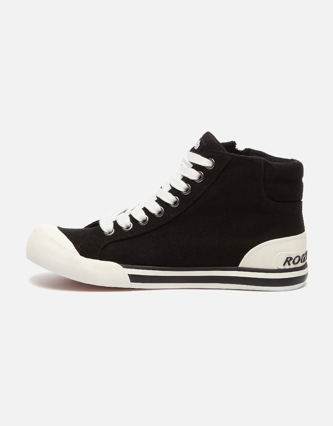 Jazzin Hi Cotton Women's Black Trainers