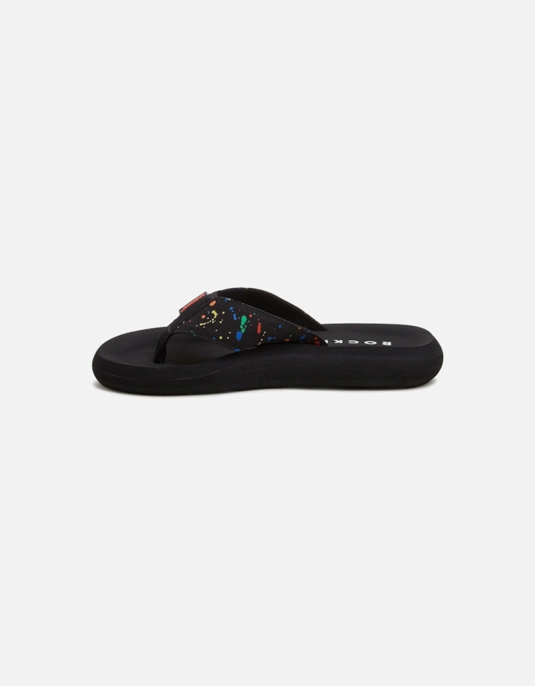 Spotlight Splash Cotton Women's Black/Multi Sandals