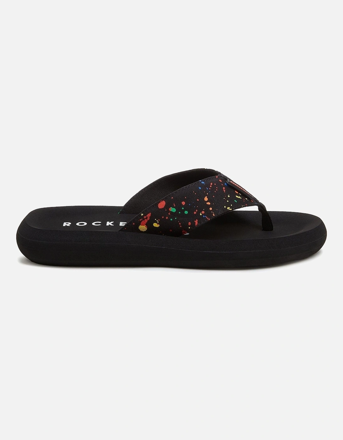 Spotlight Splash Cotton Women's Black/Multi Sandals