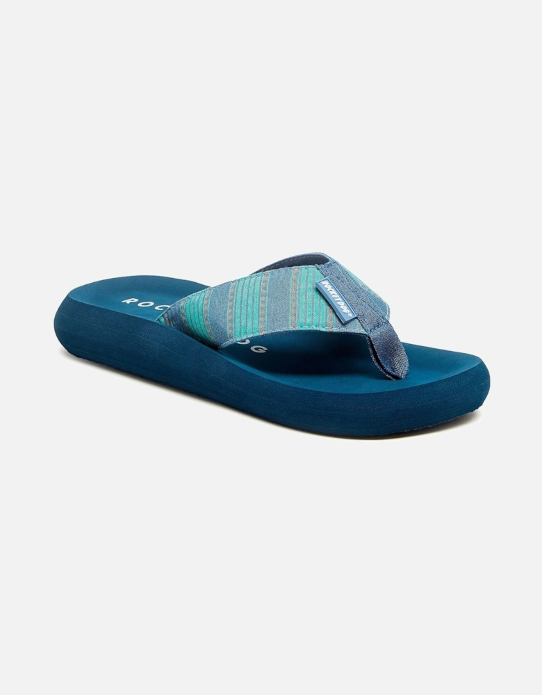 model Spotlight Rome Sandal Female in Blue