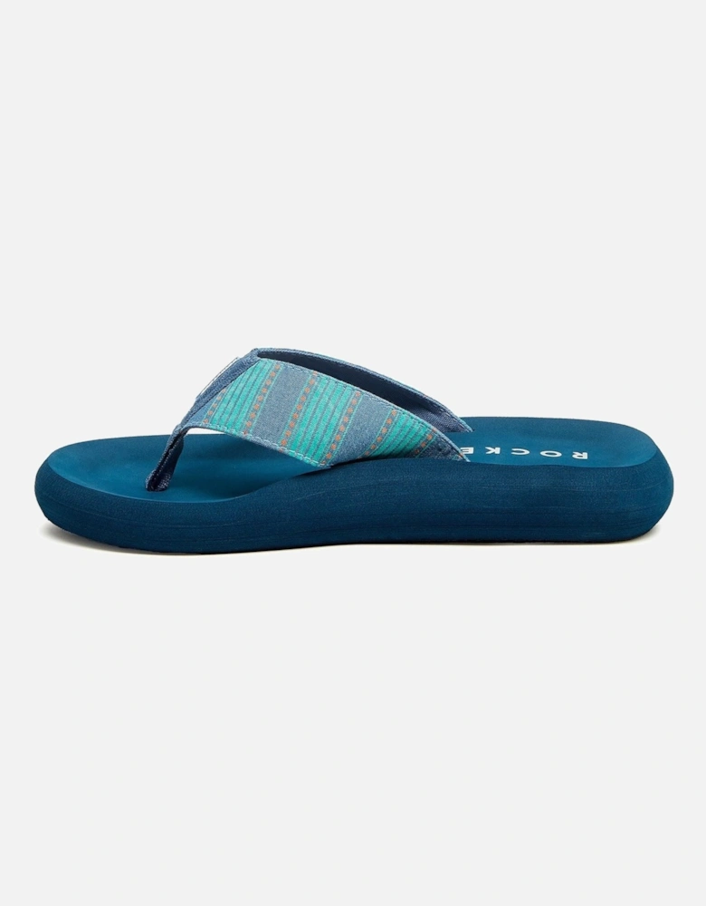 Spotlight Rome Cotton Women's Blue Sandals