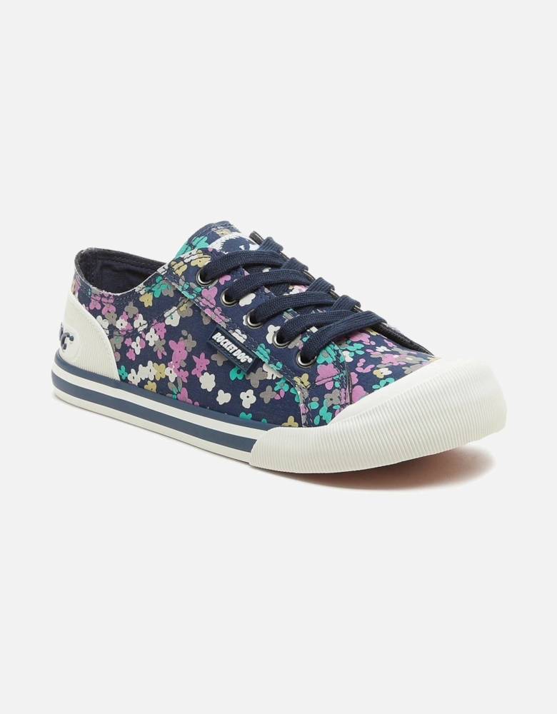 Jazzin Annie Cotton Women's Navy Trainers