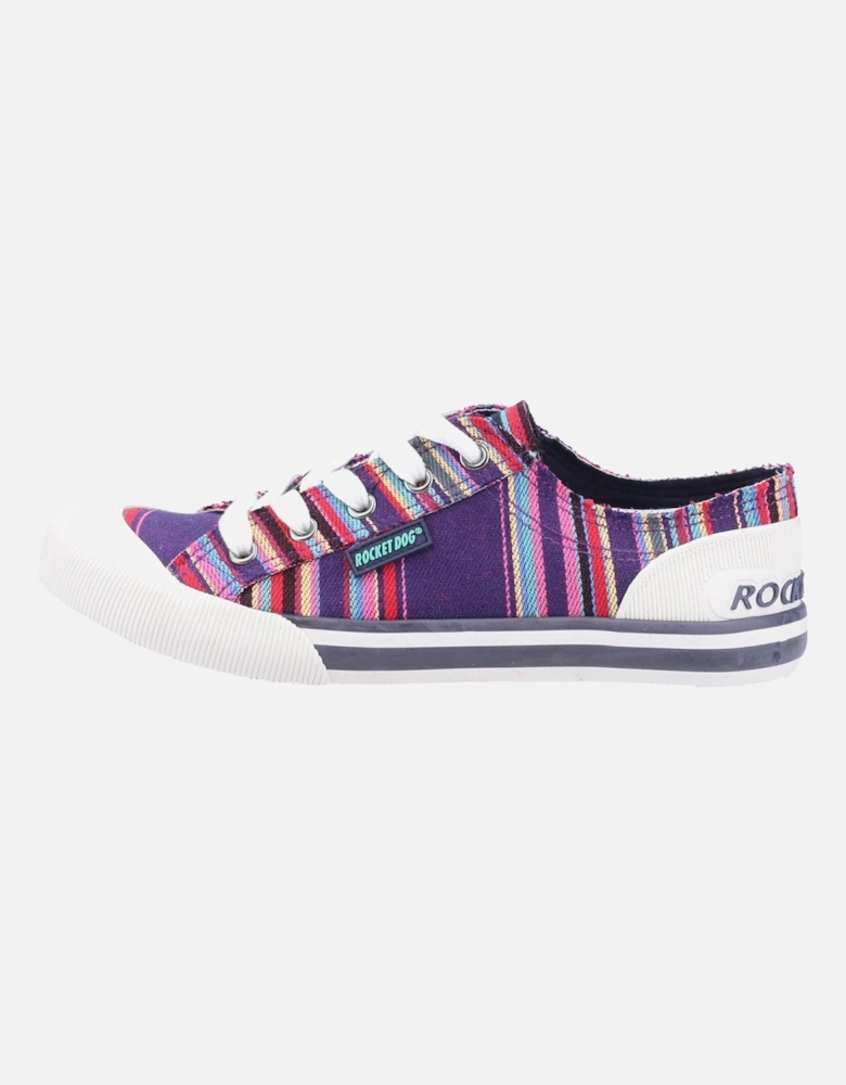 Jazzin Cotton Women's Purple Multi Trainers