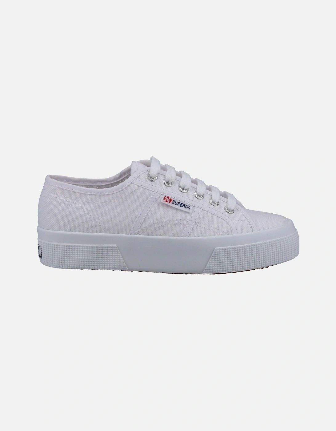 2740 Platform Cotton Women's White Trainers