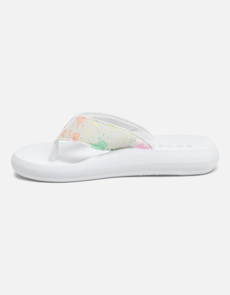 model Spotlight Barker Sandal Female in White