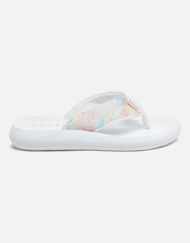 model Spotlight Barker Sandal Female in White