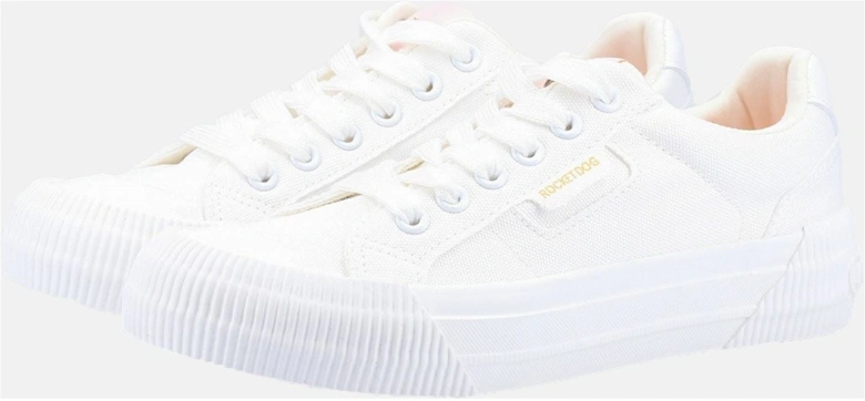 Cheery Canvas Women's White Trainers