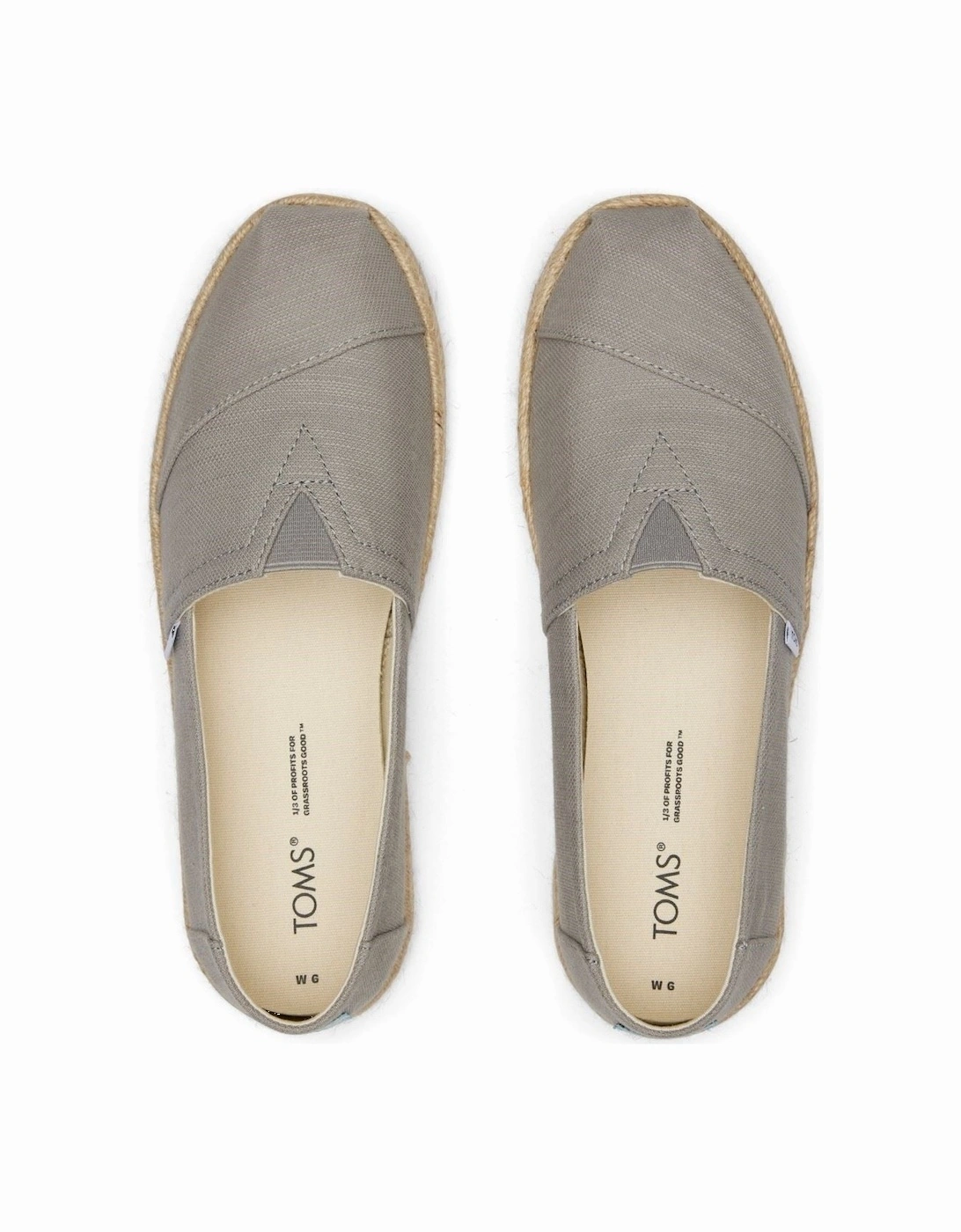 model Alpargata Rope Shoe Female in Drizzle Grey