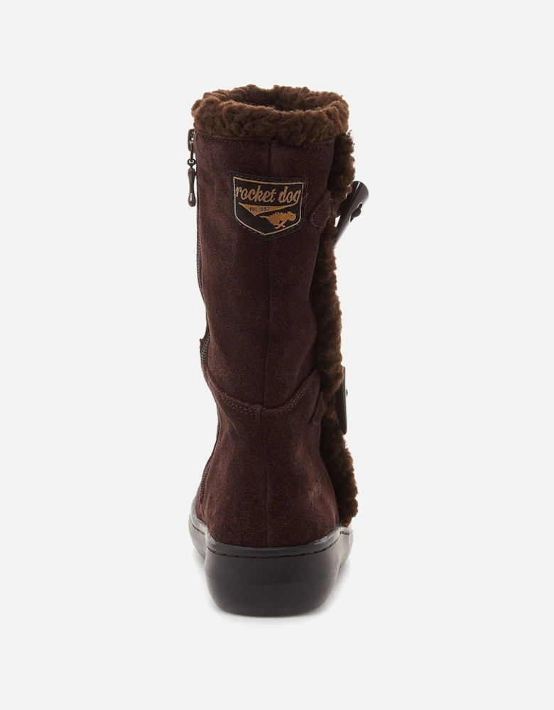 Slope Suede Women's Chocolate Boots