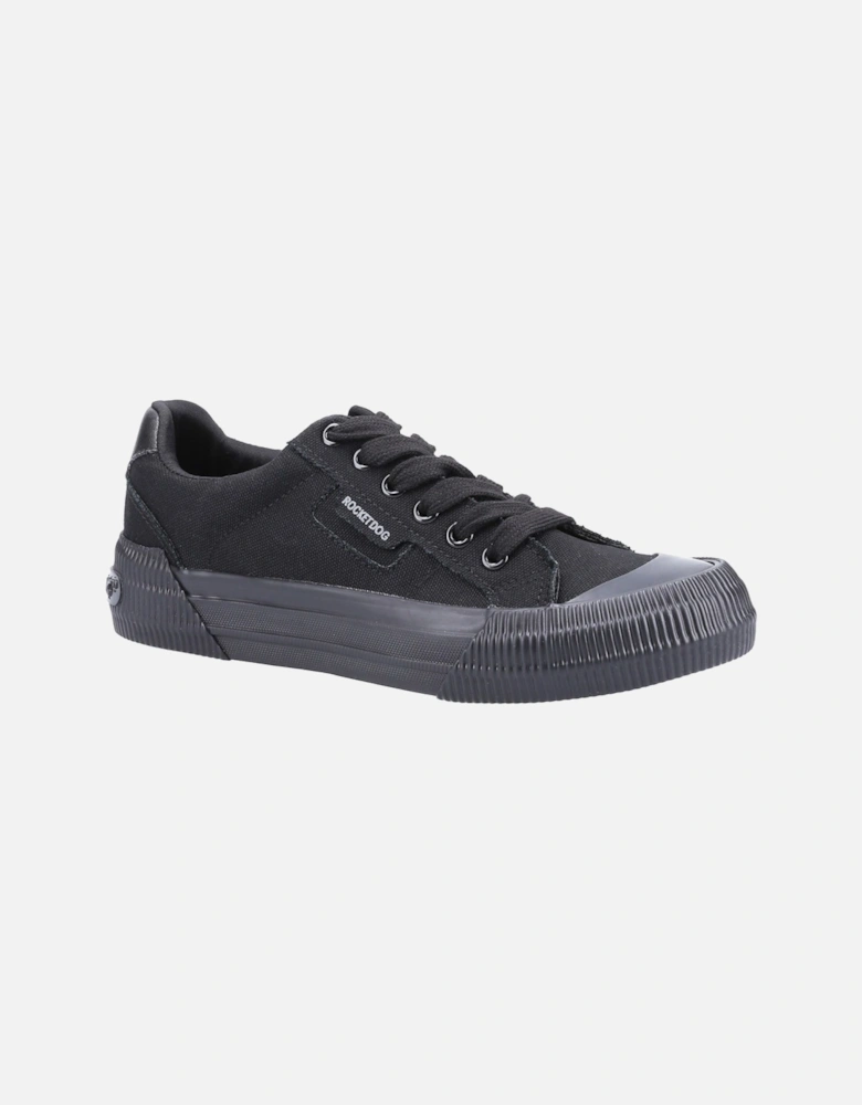 Cheery Canvas Women's Black Trainers