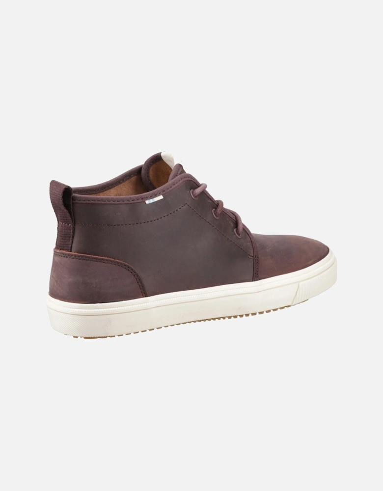 Carlo Mid Terrain Leather Men's Clover Brown Trainers