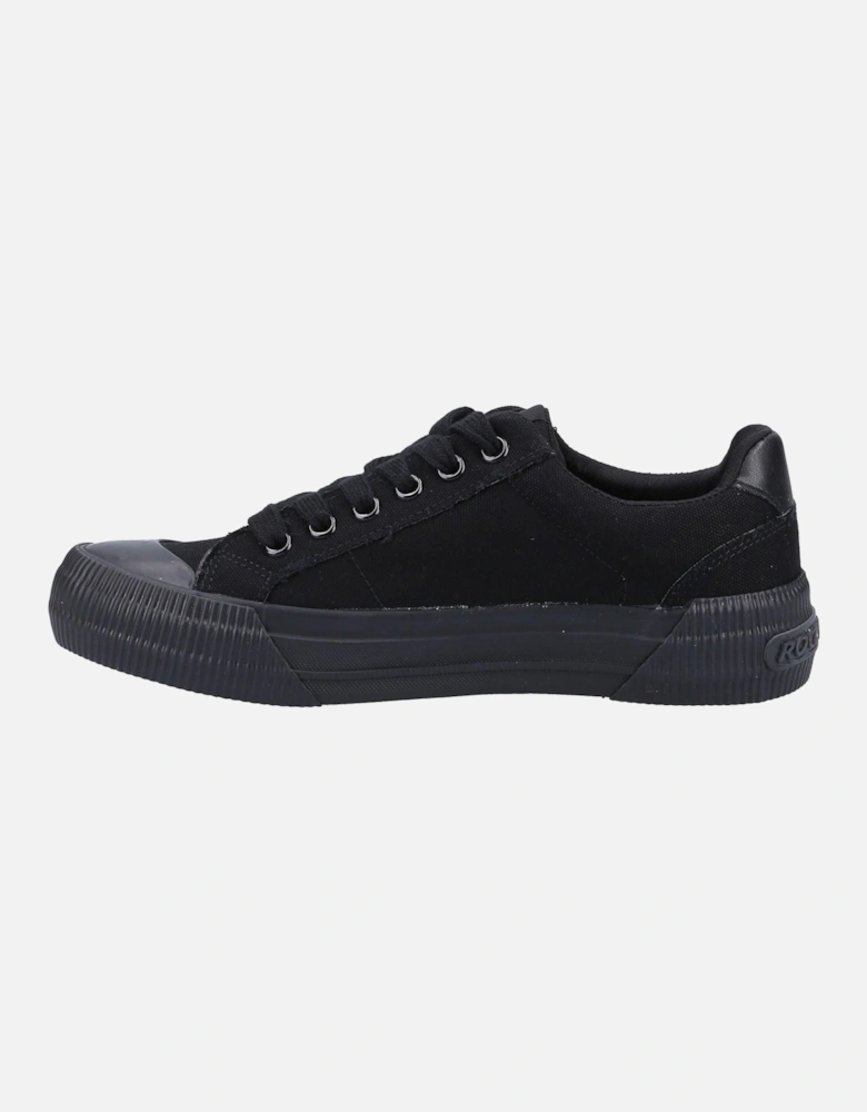 Cheery Canvas Women's Black Trainers