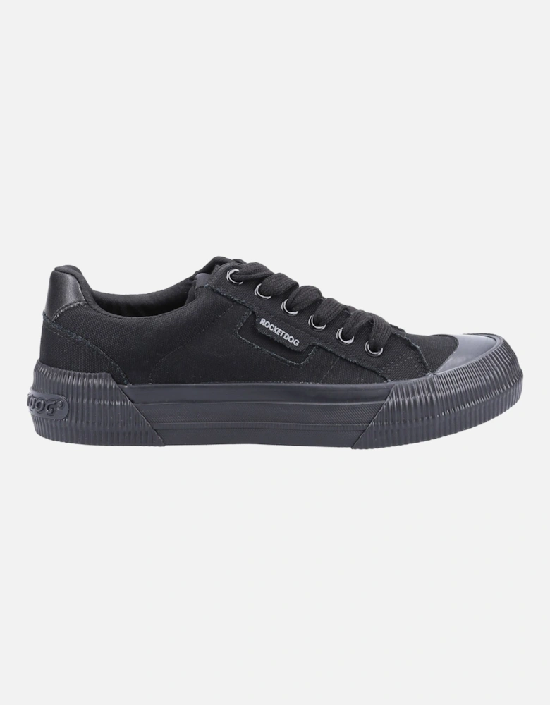 Cheery Canvas Women's Black Trainers