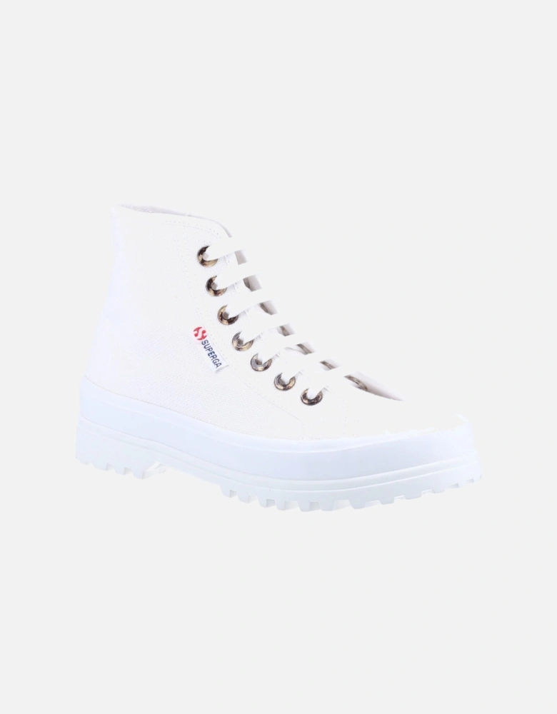 model 2341 Alpina Resin Eyelets Ankle Boot Female in White