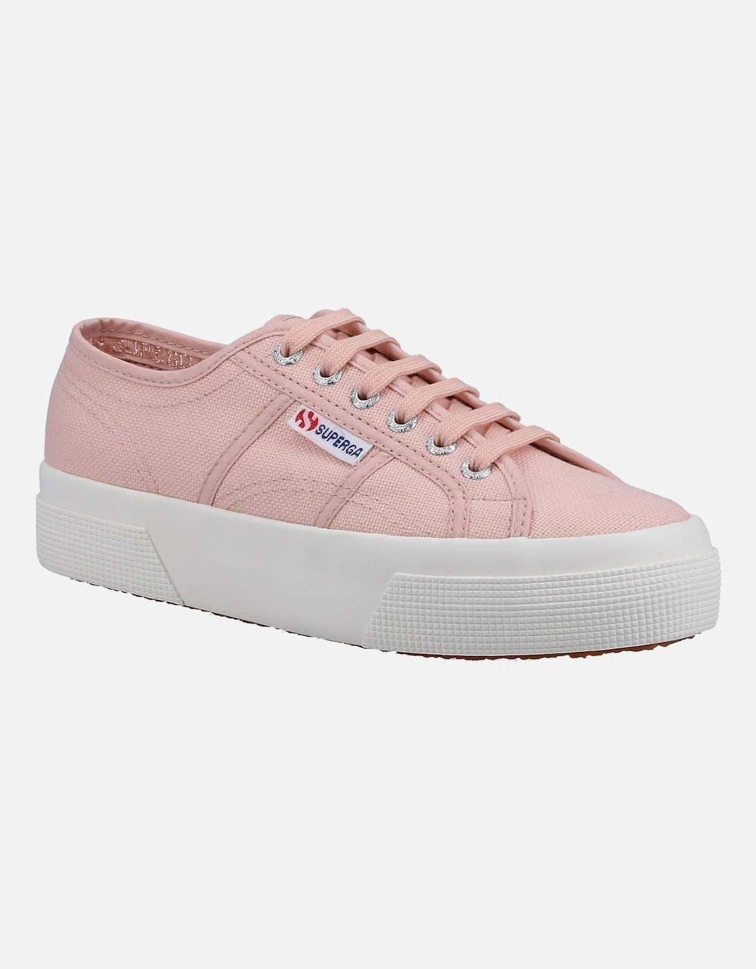 2740 Platform Cotton Women's Pink Blush Trainers, 5 of 4