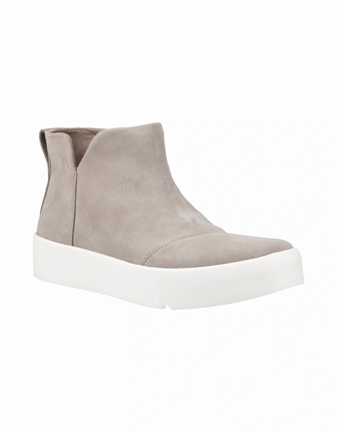 TOMS Women's TOMS Verona Mid Leather Women's Taupe Boots - Cream
