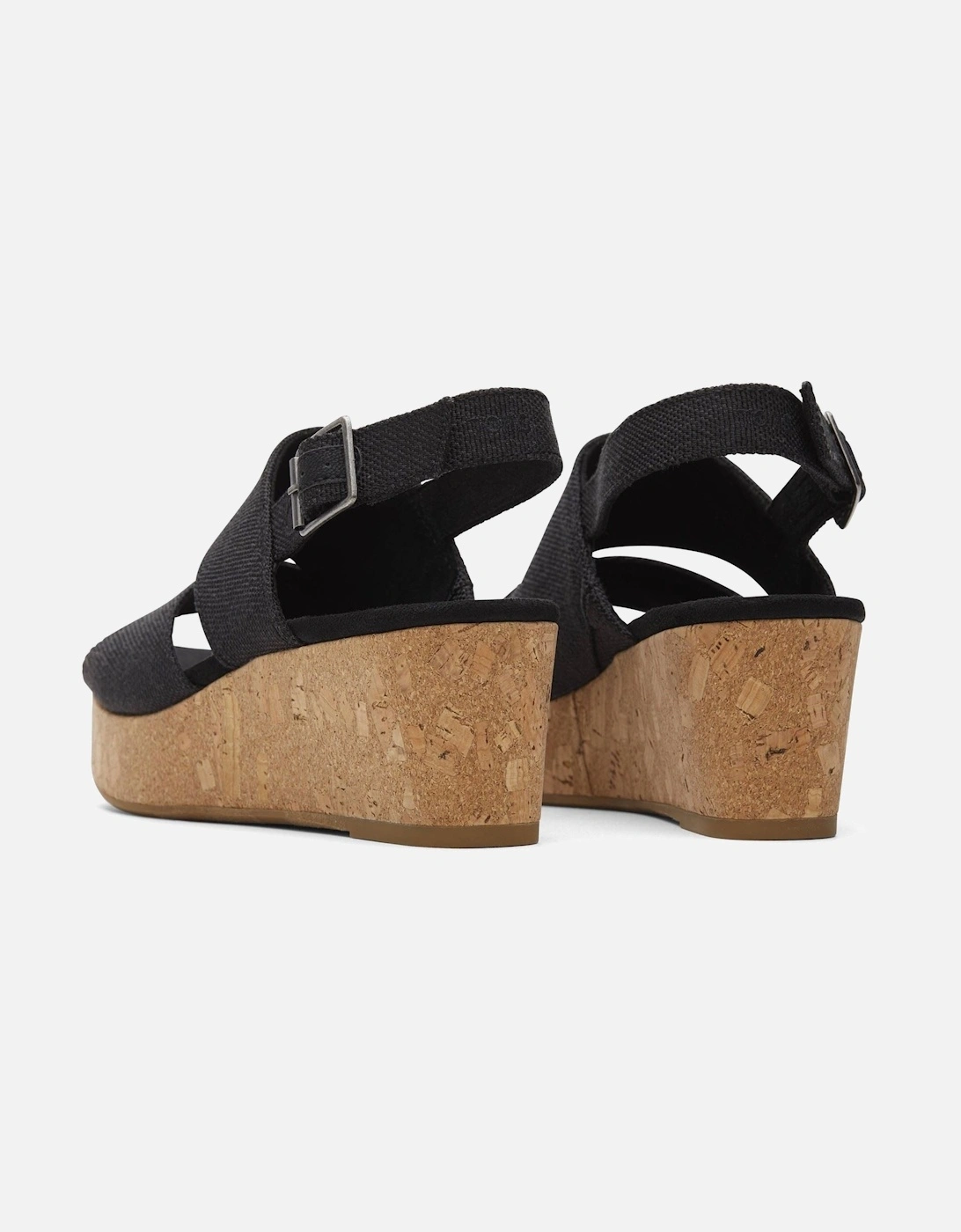 Claudine Nylon Women's Black Wedges