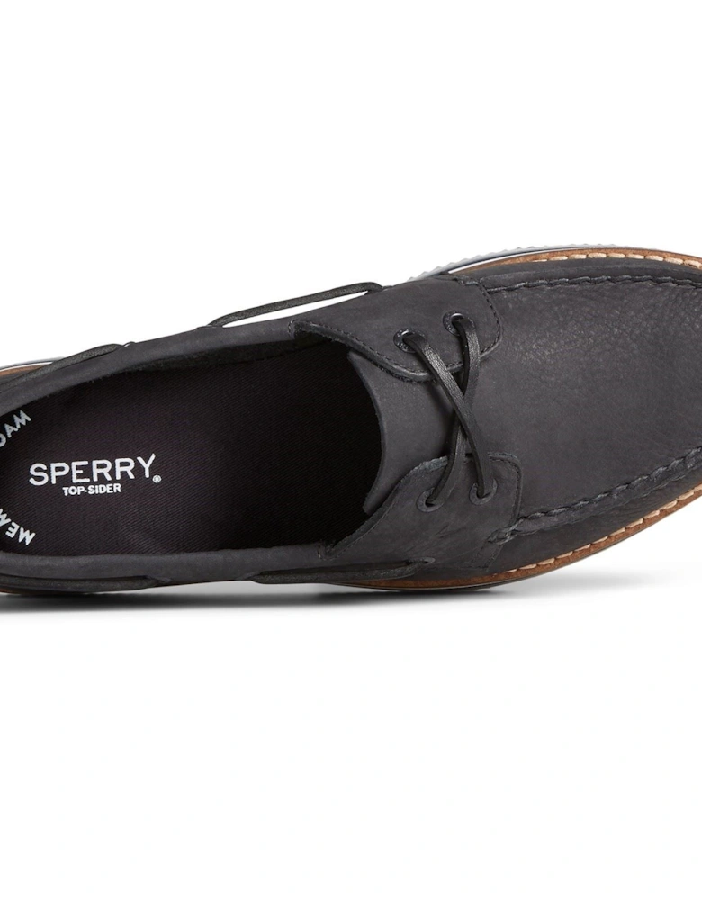 Sperry model Authentic Original Stacked Boat Shoe Female in Black