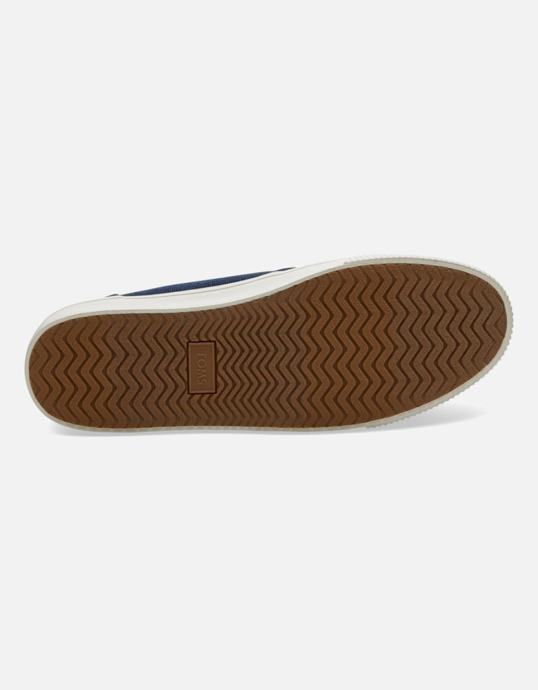 Carlo Jute Men's Navy Heritage Canvas Trainers