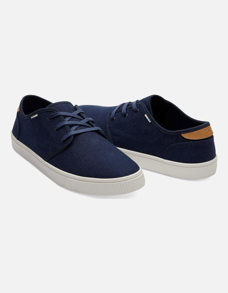 Carlo Jute Men's Navy Heritage Canvas Trainers