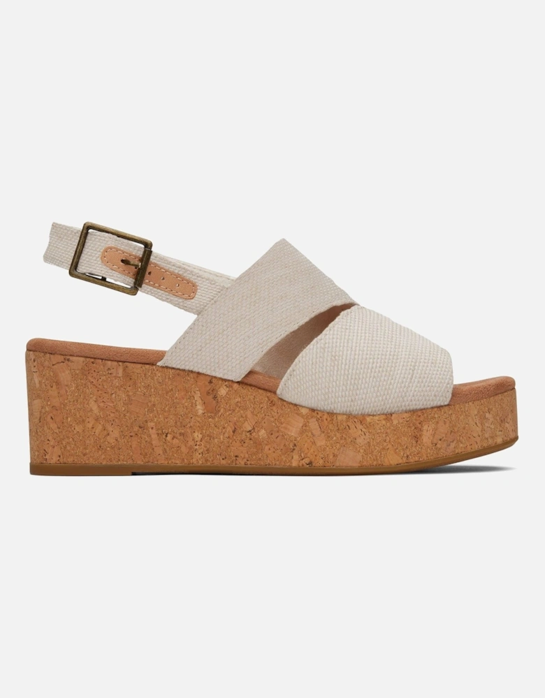 Claudine Nylon Women's Natural Wedges